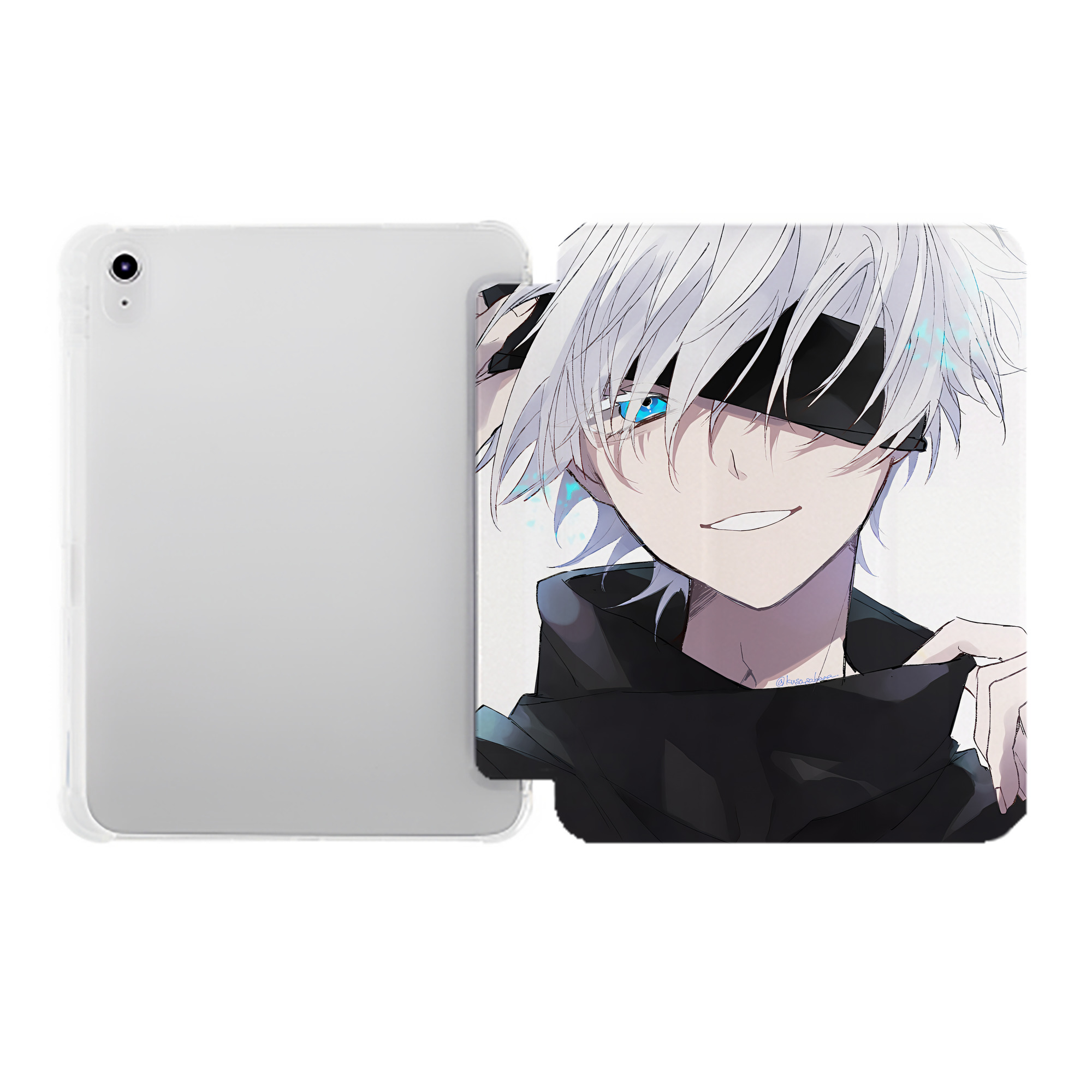 （画像用） SPY×FAMILY间谍家家酒 IPad ケース ペン収納付き 三つ折りスタンド PUレザー×シリコン 対応機種9.5/10.5/10.9インチ